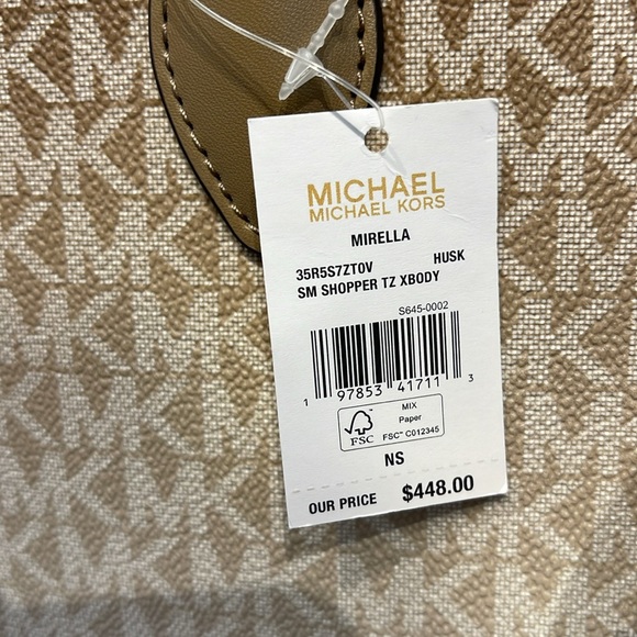 Michael Kors Mirella Small Ombré Signature Logo Crossbody Satchel Tote Shoulder - Picture 6 of 15